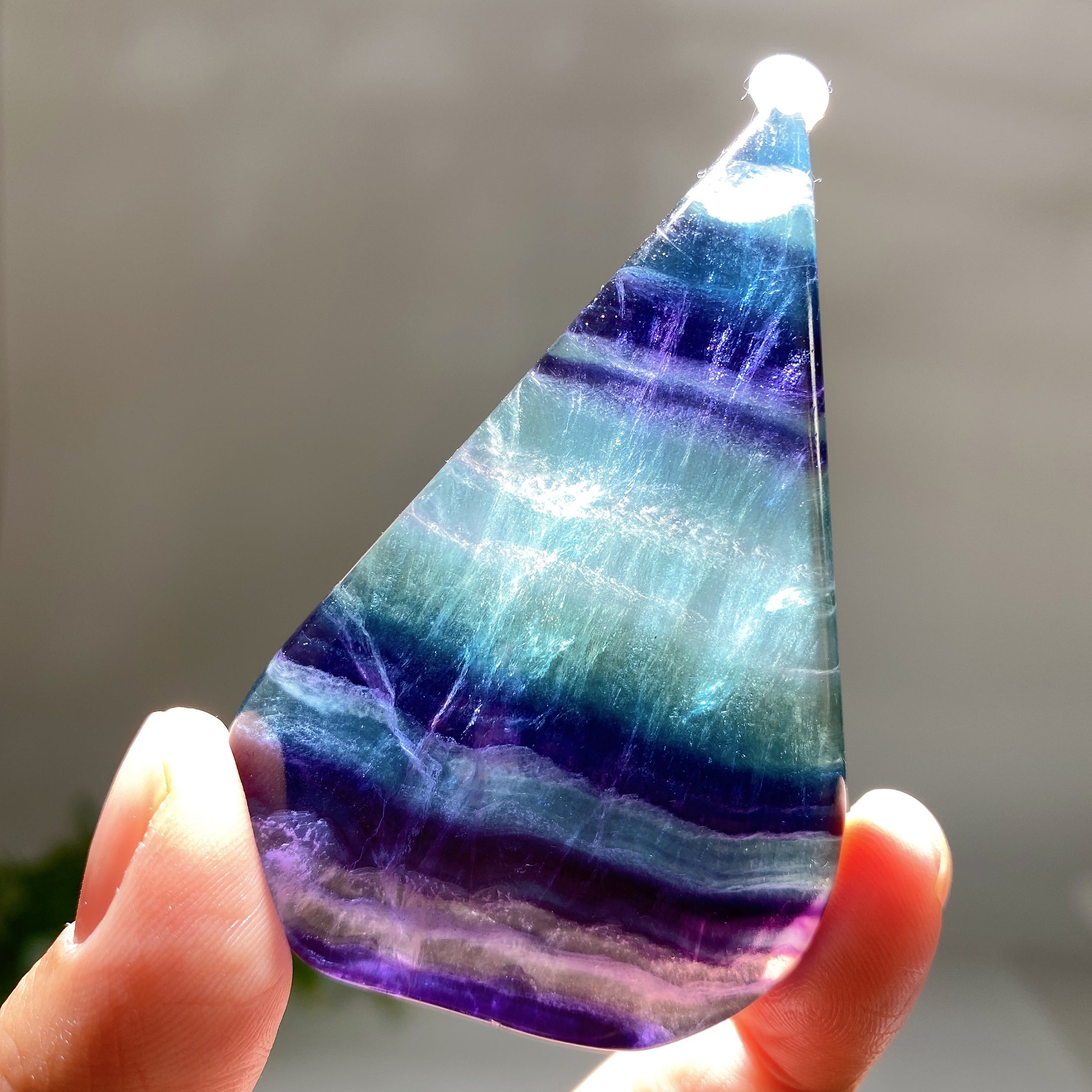 Rainbow Fluorite Free Form Crystal Specimen 2.4-3.3 Inches