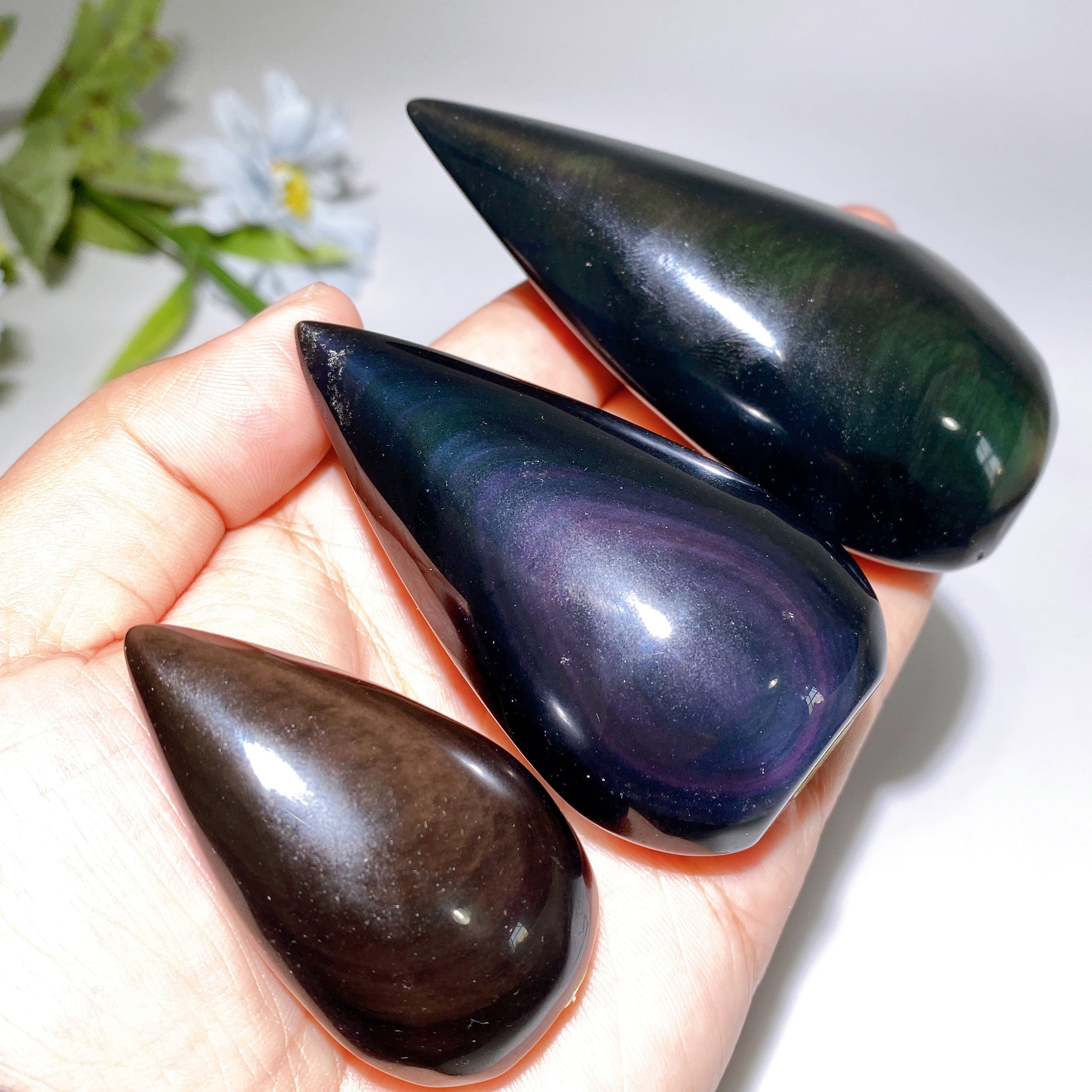 Rainbow Obsidian Crystal Specimen 1.5-4.0 inch Free Form