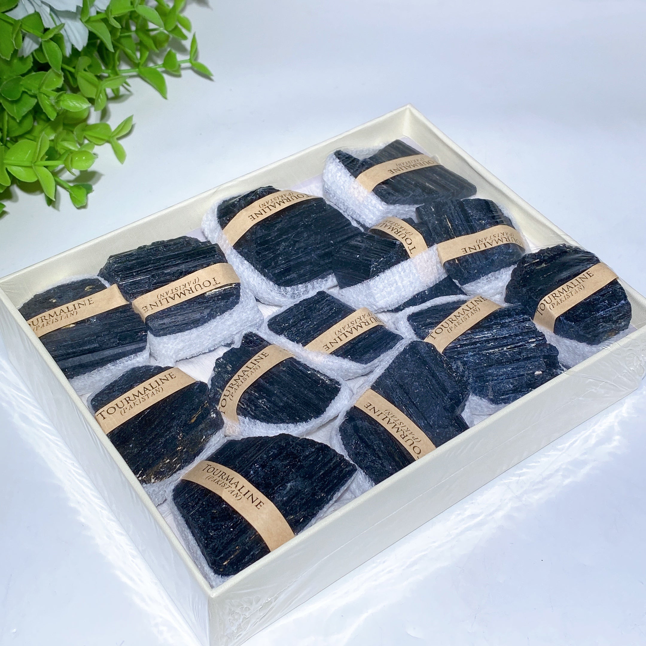 Raw Black Tourmaline Crystal Specimen 14x18cm Healing Stone
