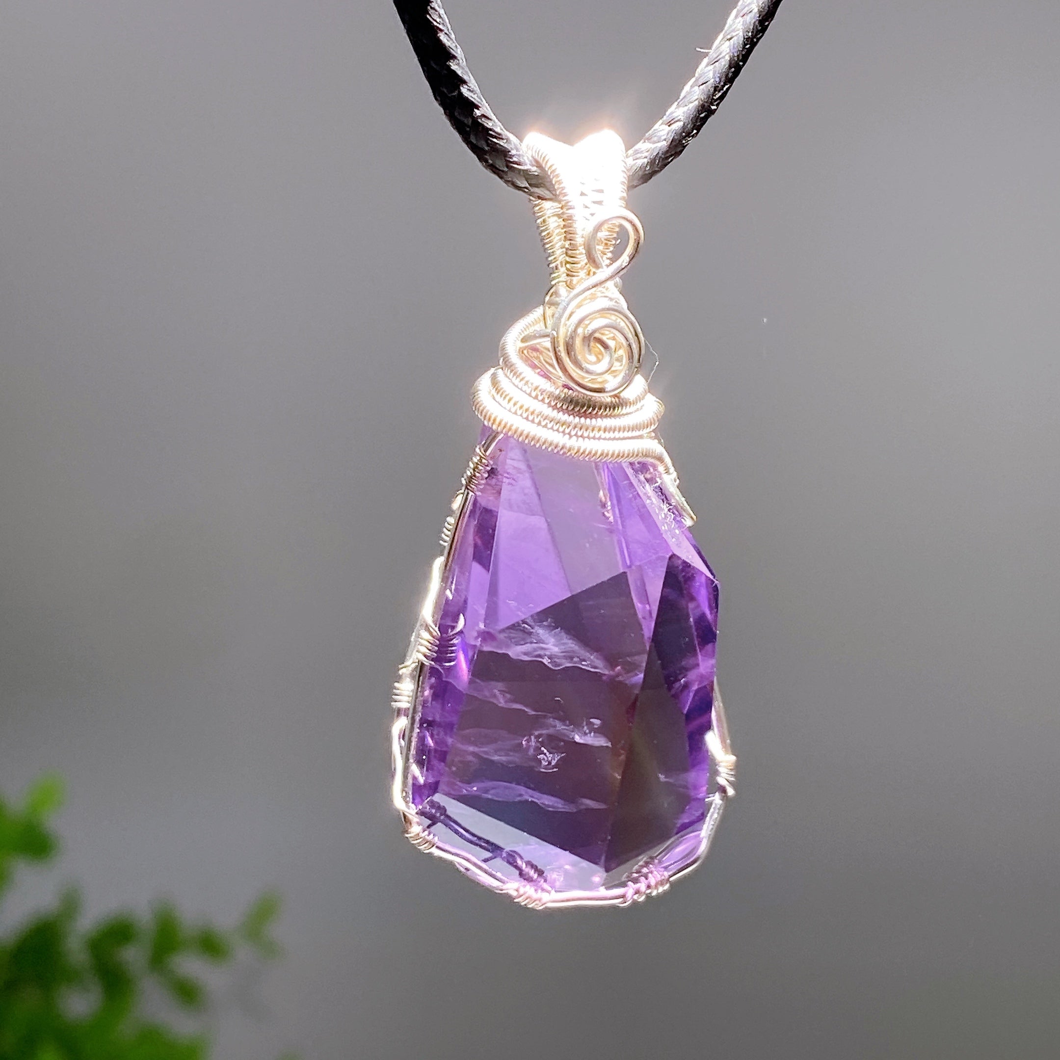 Raw Crystal Pendant 1.2-2.0 Inch Healing Necklace