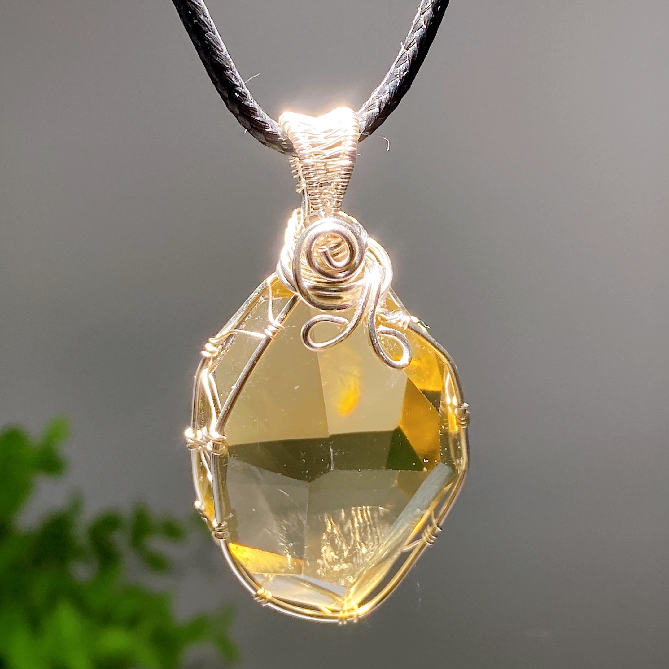 Raw Crystal Pendant 1.2-2.0 Inch Healing Necklace