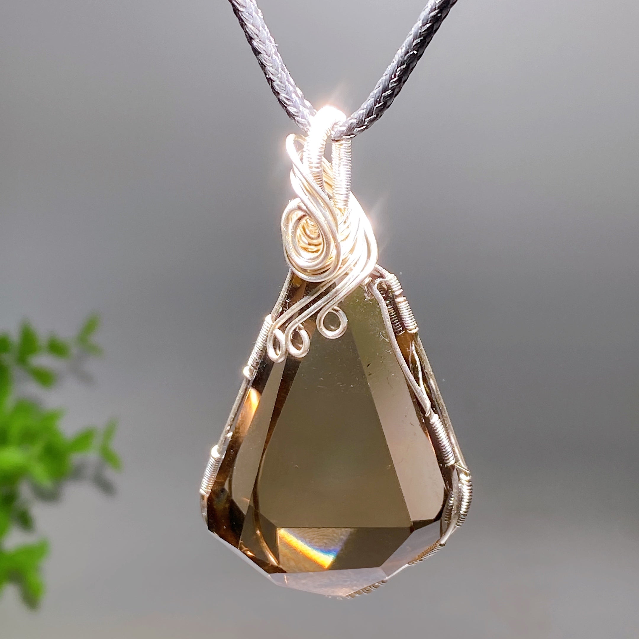 Raw Crystal Pendant 1.2-2.0 Inch Healing Necklace