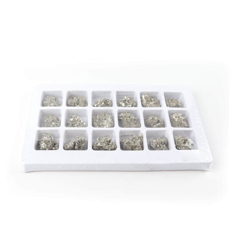 Raw Iron Pyrite Crystal Stones Kit 370g Healing Set