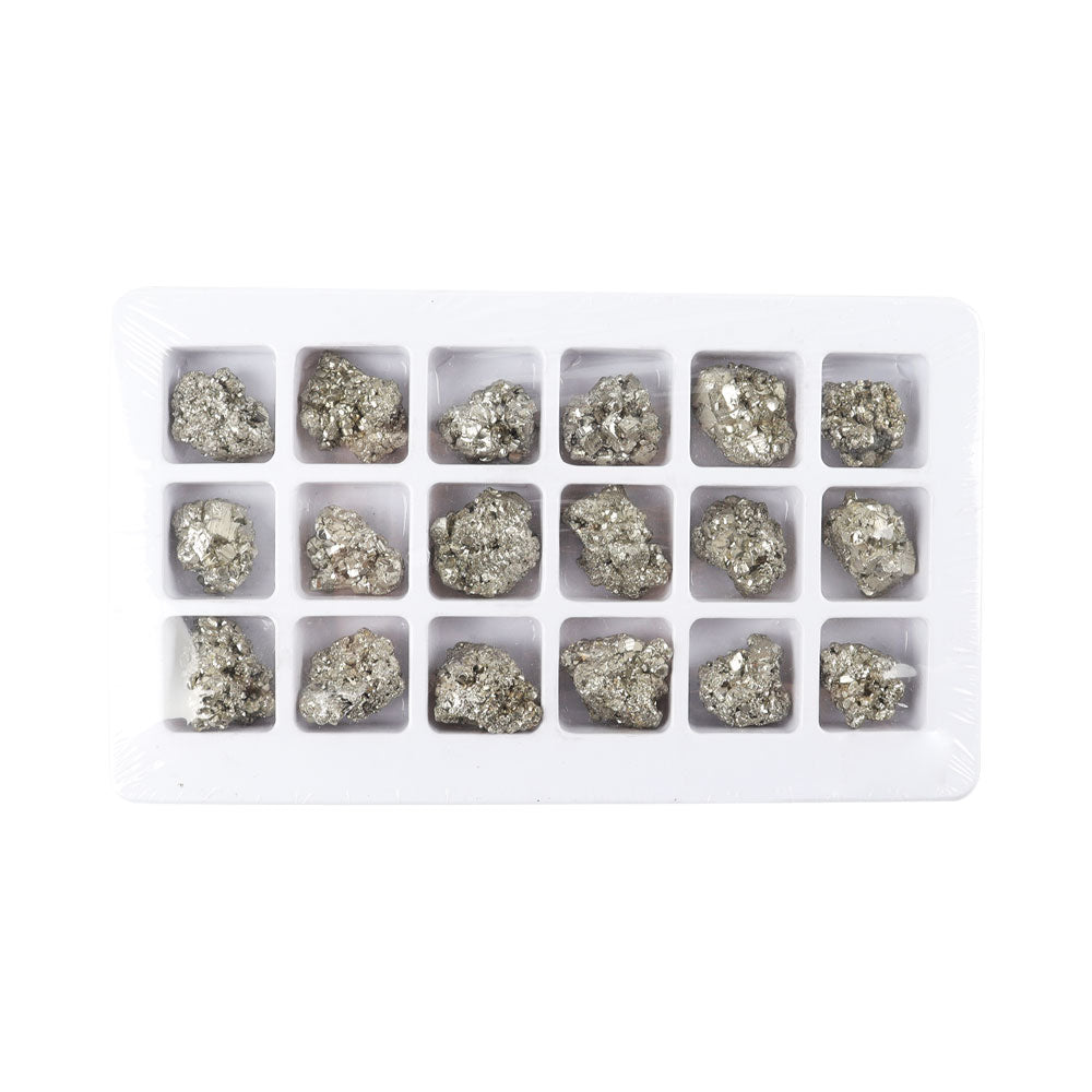 Raw Iron Pyrite Crystal Stones Kit 370g Healing Set