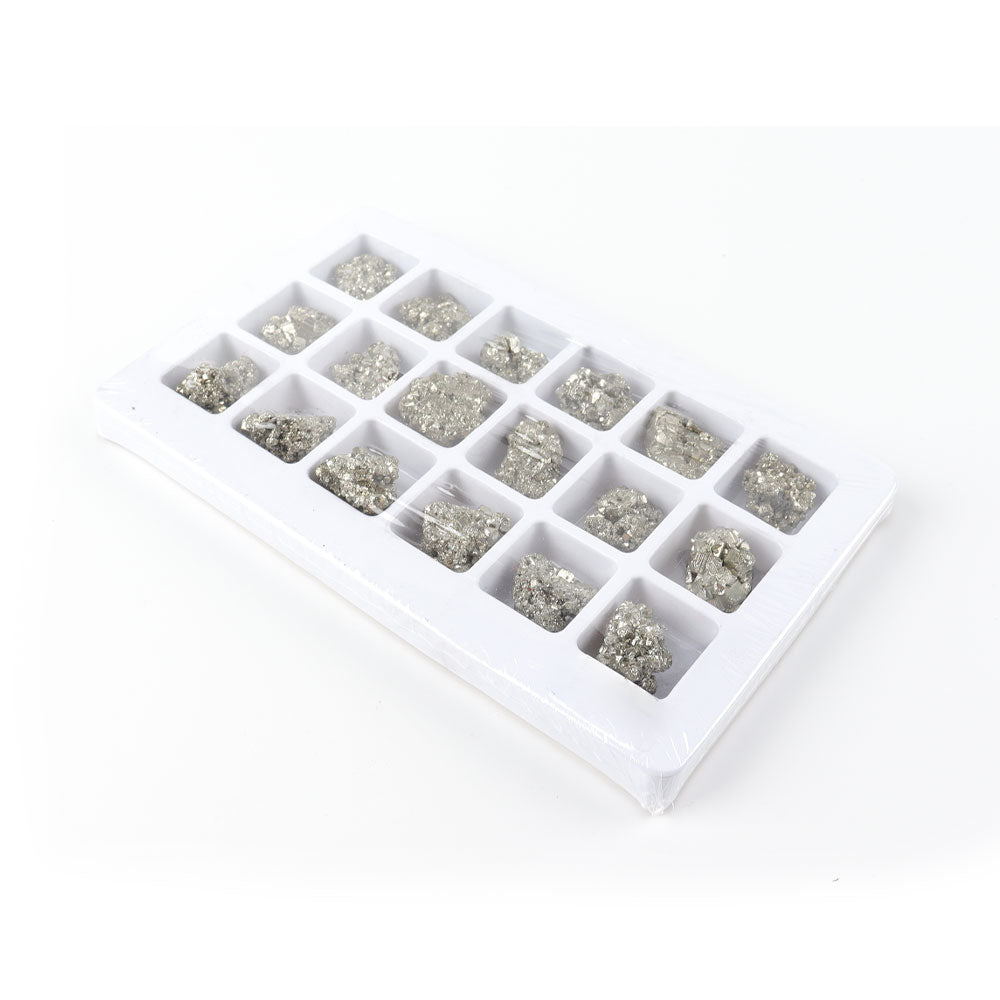 Raw Iron Pyrite Crystal Stones Kit 370g Healing Set