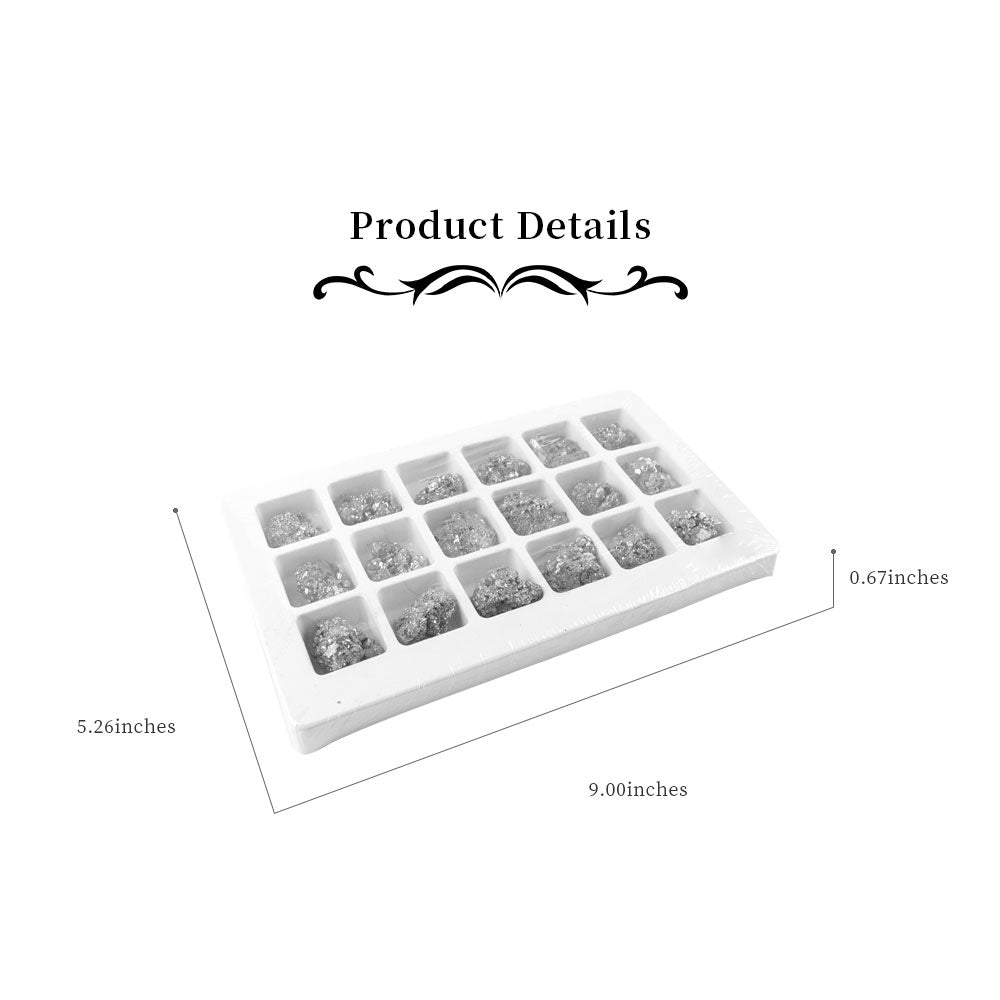 Raw Iron Pyrite Crystal Stones Kit 370g Healing Set