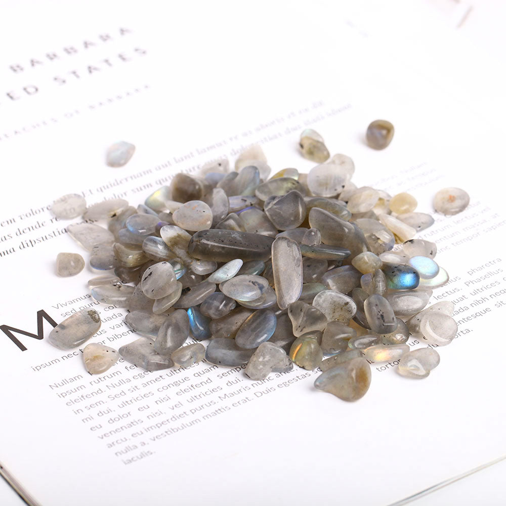 Raw Labradorite Crystal Chips 7-9mm for Healing Energy