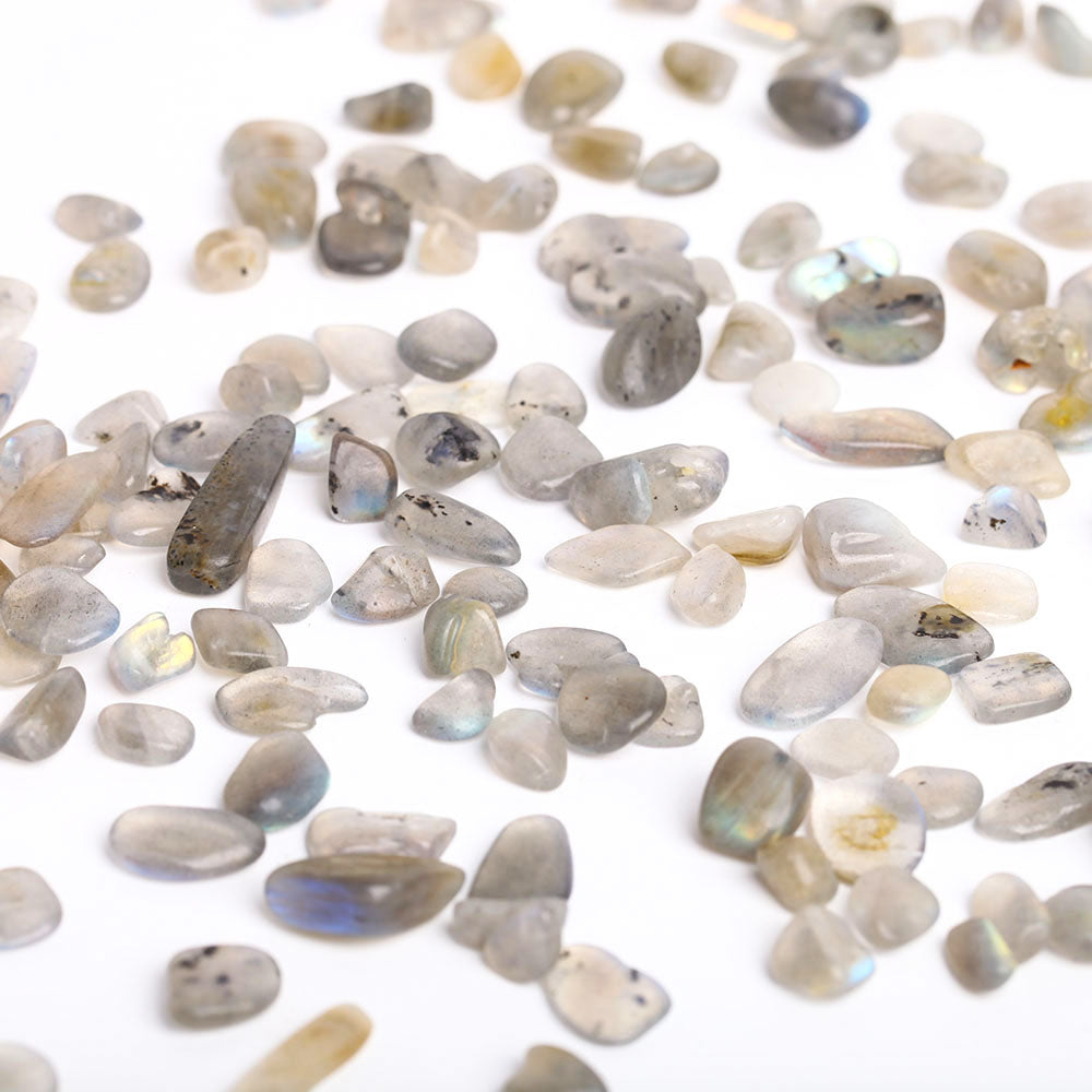 Raw Labradorite Crystal Chips 7-9mm for Healing Energy