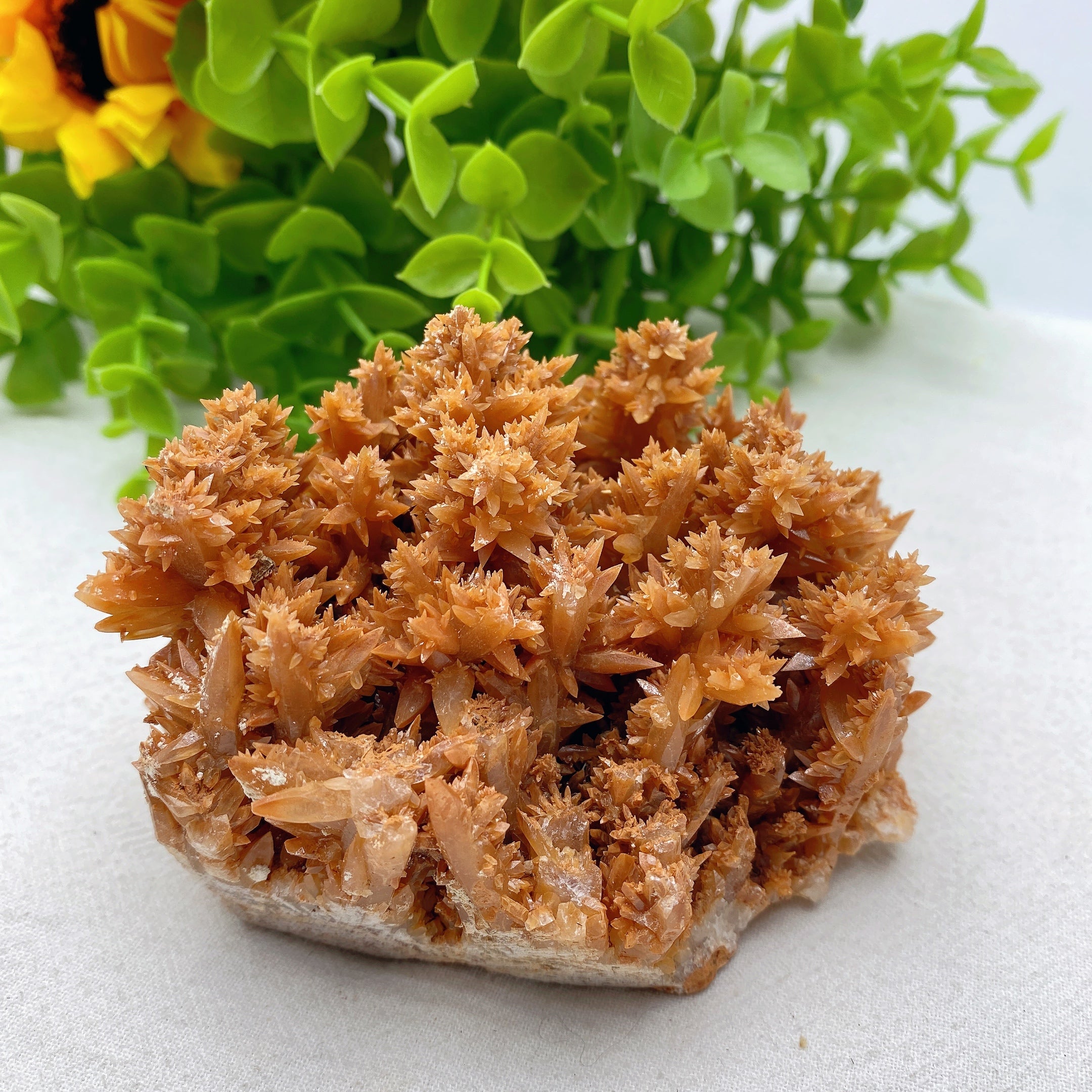 Red Calcite Aciculite Crystal Cluster 0.5-1kg Healing Stone