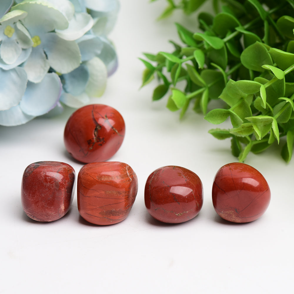 Red Jasper 2cm Tumbled Crystal for Healing Energy