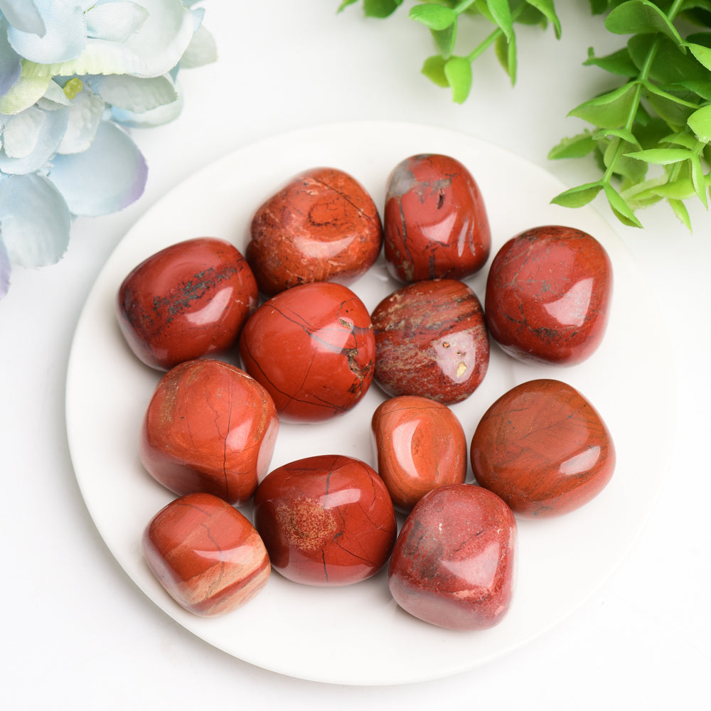 Red Jasper 2cm Tumbled Crystal for Healing Energy