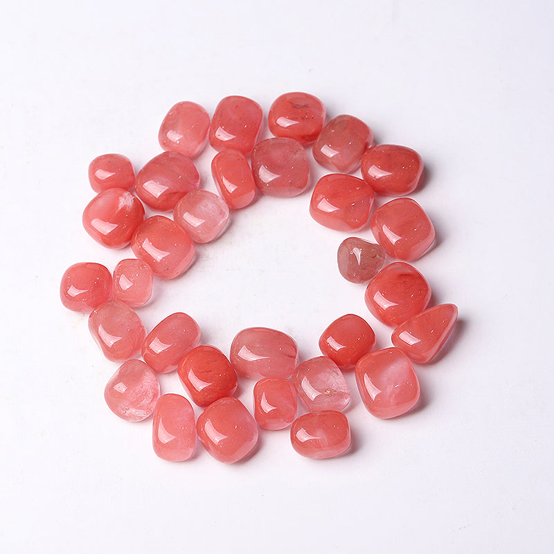 Red Melting Crystal Tumbled Stone 0.95 inch for Healing