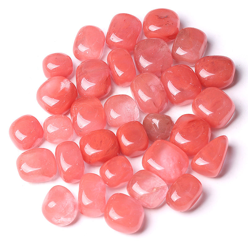 Red Melting Crystal Tumbled Stone 0.95 inch for Healing