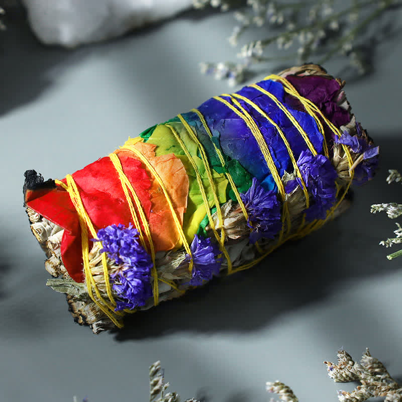 Red Rose Smudge Stick for Home Cleansing | Meditation Ritual