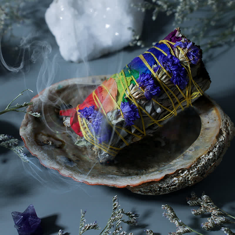 Red Rose Smudge Stick for Home Cleansing | Meditation Ritual