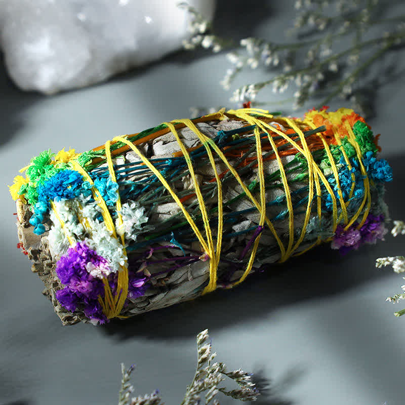 Red Rose Smudge Stick for Home Cleansing | Meditation Ritual