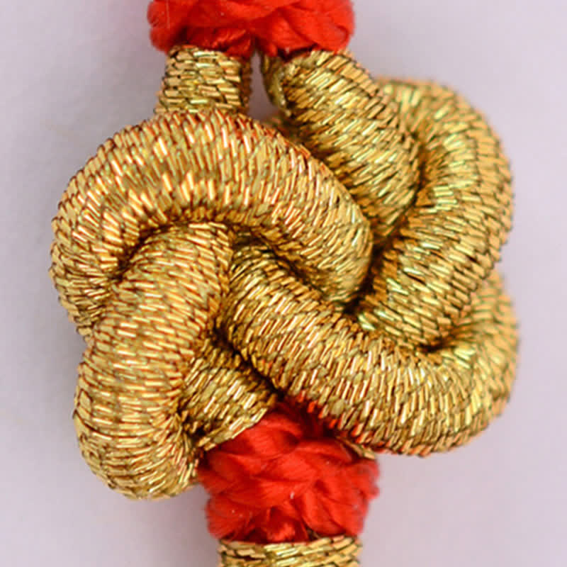 Red String Luck Strength Bracelet | Handmade Chinese Knotting