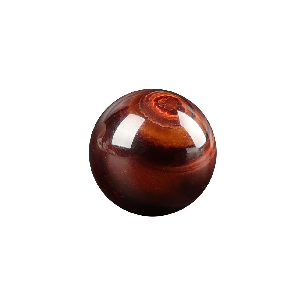 Red Tiger Eye Crystal Sphere 1.3 Inch for Energy Balance