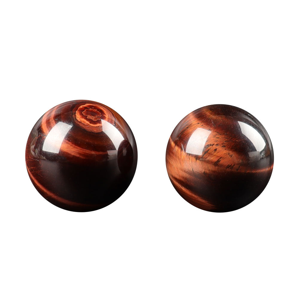Red Tiger Eye Crystal Sphere 1.3 Inch for Energy Balance