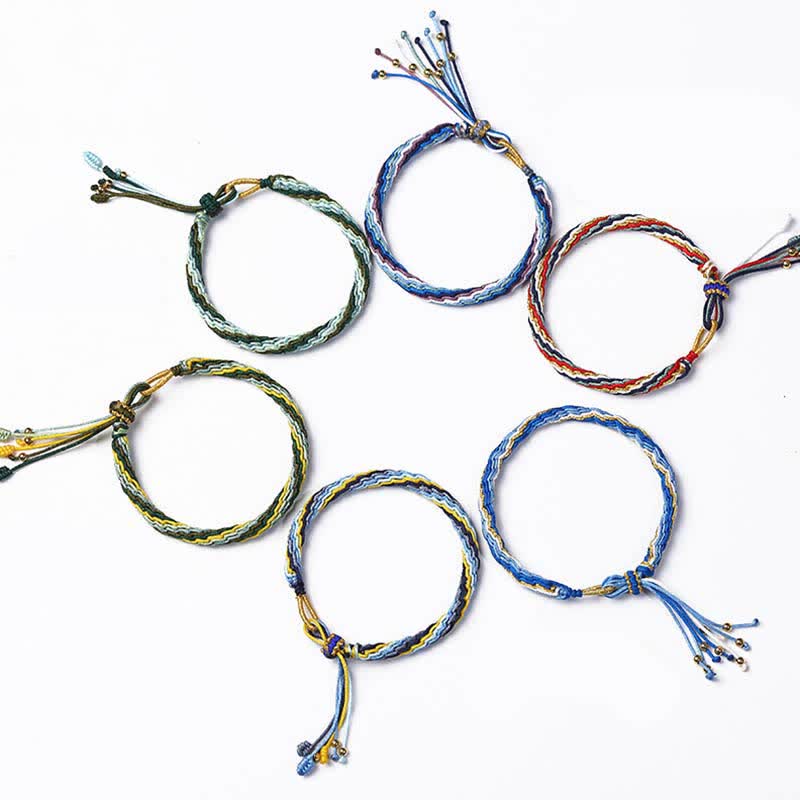 Reincarnation Knot White Jade Luck Protection Bracelet