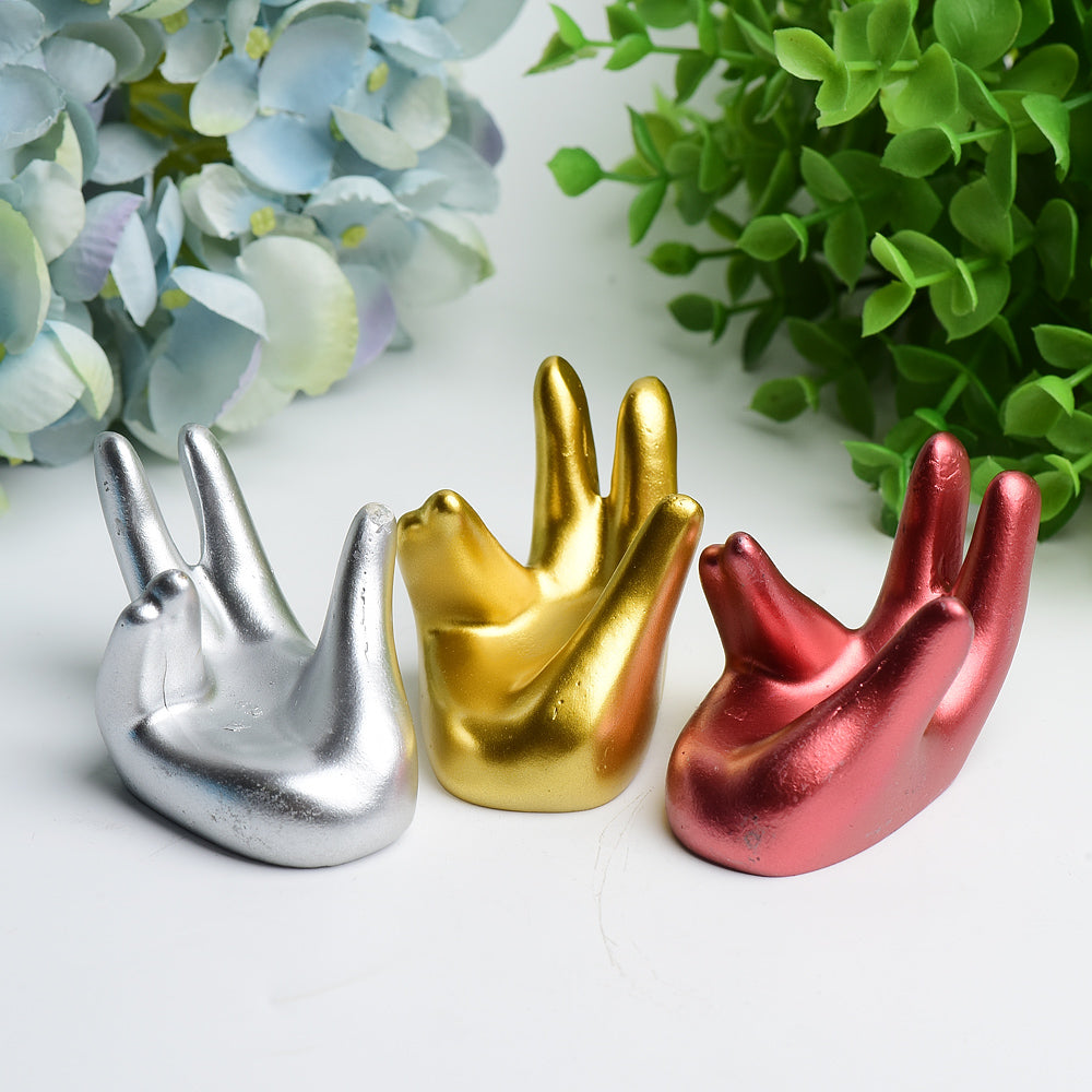 Resin Crystal Sphere Stands Display Holder 2.6-3.0 Inch