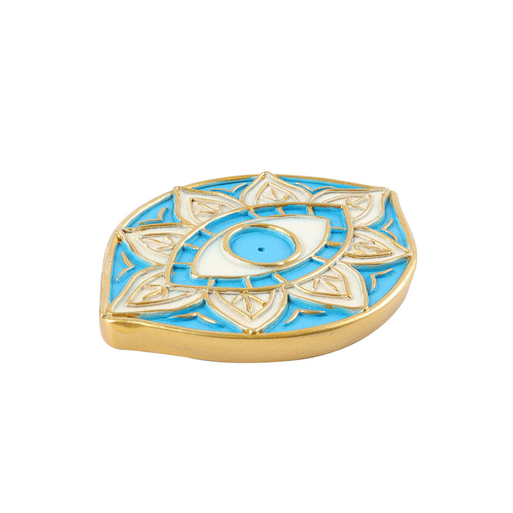 Resin Eye Shape Incense Holder 12.5cm for Meditation