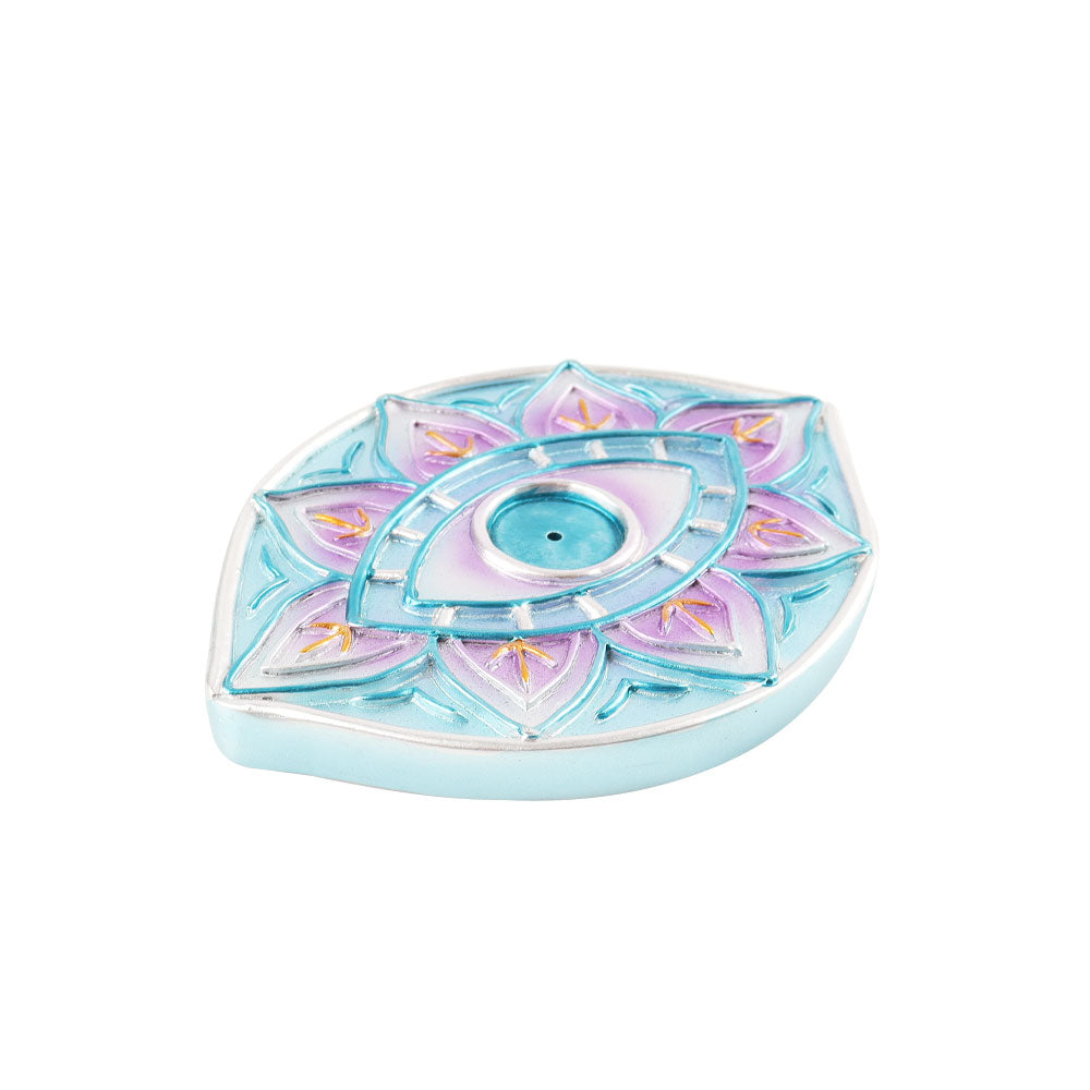 Resin Eye Shape Incense Holder 12.5cm for Meditation