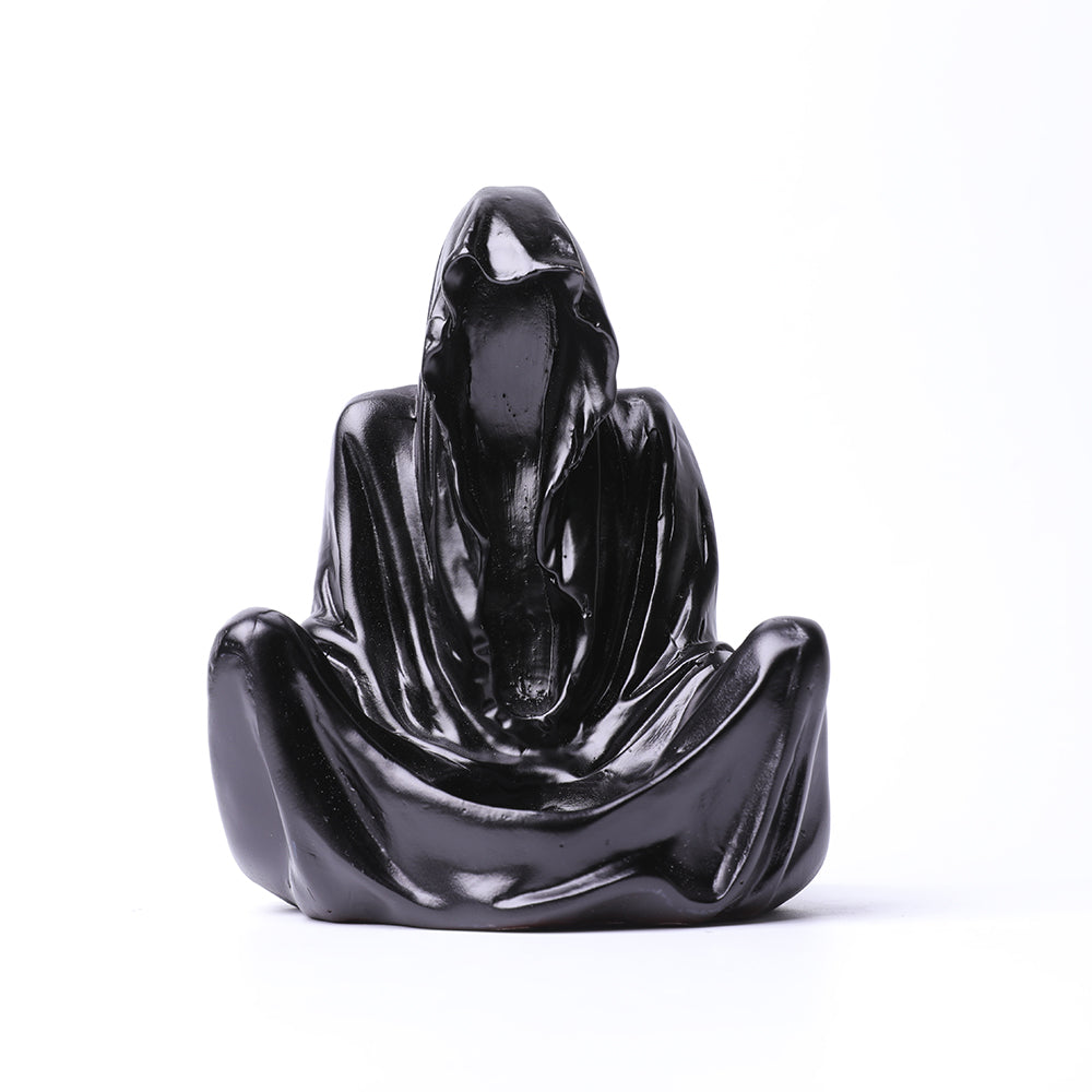 Resin Grim Reaper Candle Holder for Crystal Decor