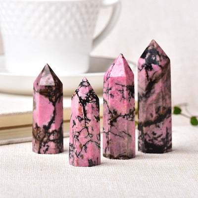 Rhodonite Tower - Heart Chakra Balance & Wellness