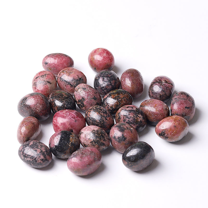 Rhodonite Tumbled Stones 2.5-3.5cm Emotional Healing Crystals