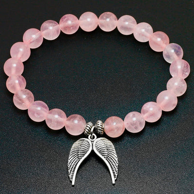 Rose Quartz Angelic Love Gemstone Bracelet