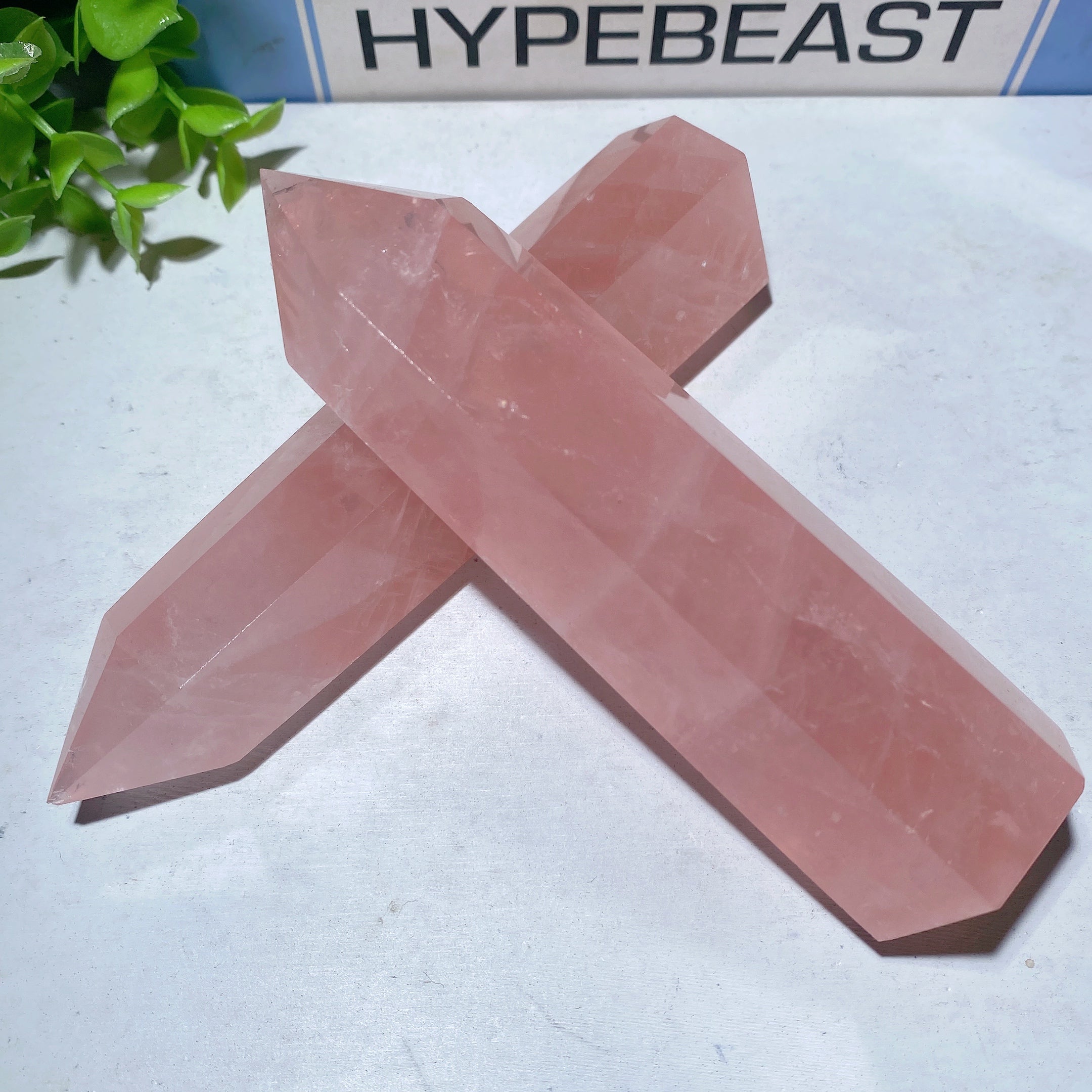 Rose Quartz Tower Crystal 3.5-8 Inch Healing Energy