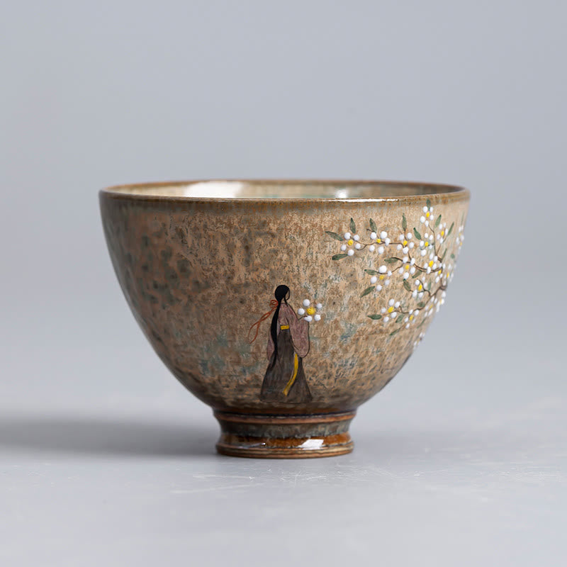 Ru Kiln Jingdezhen Ceramic Zen Decor Teacup 100ml