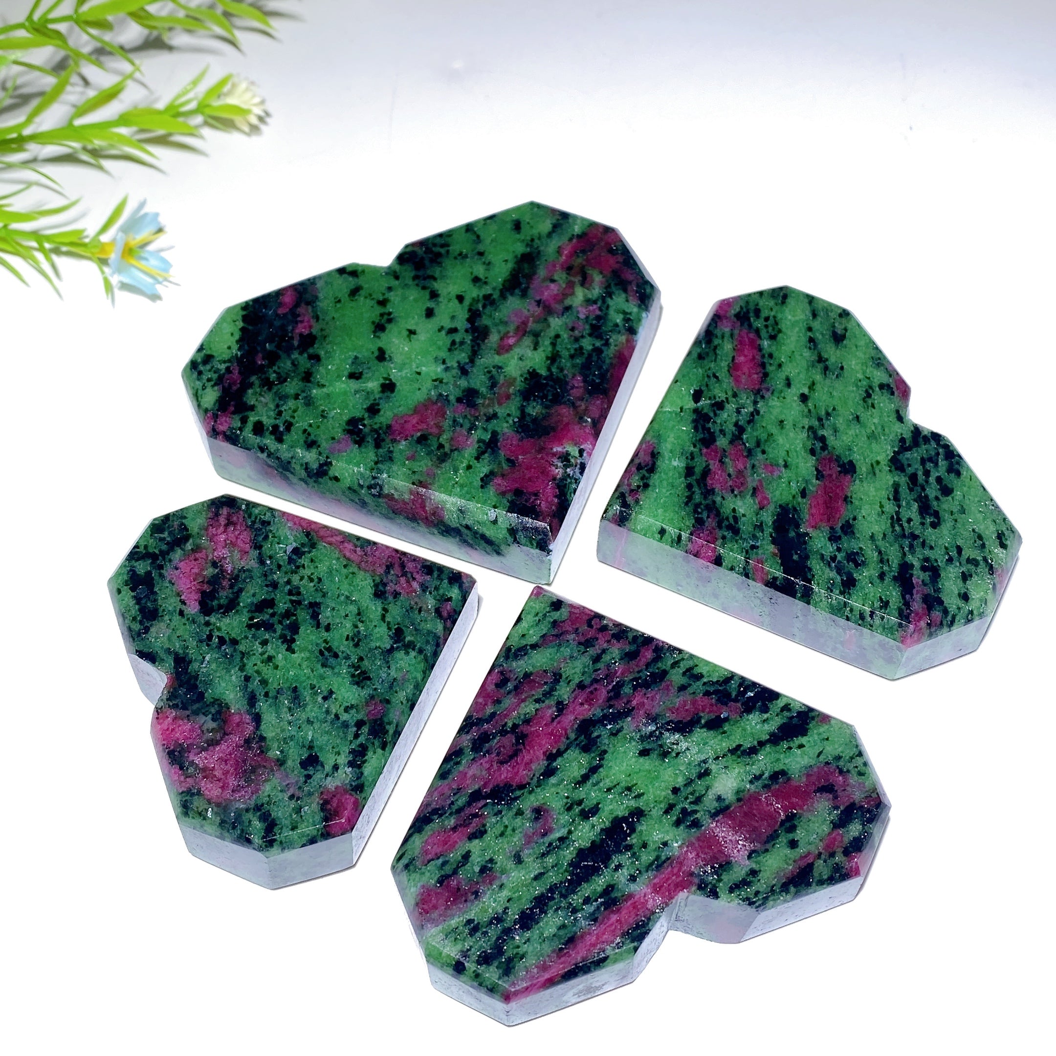 Ruby In Zoisite Heart Carving 2.5-4 Inch Healing Crystal