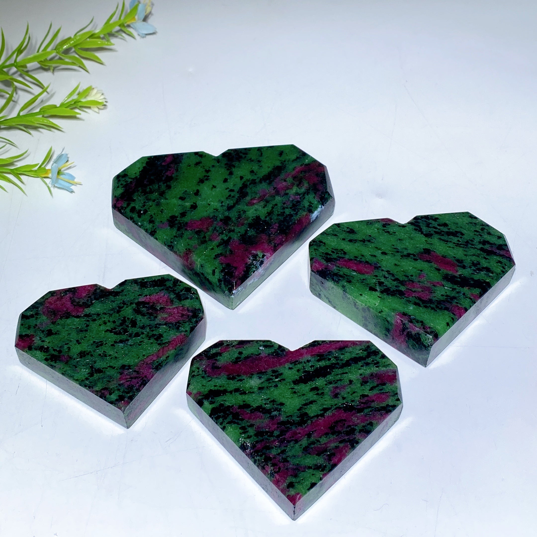 Ruby In Zoisite Heart Carving 2.5-4 Inch Healing Crystal