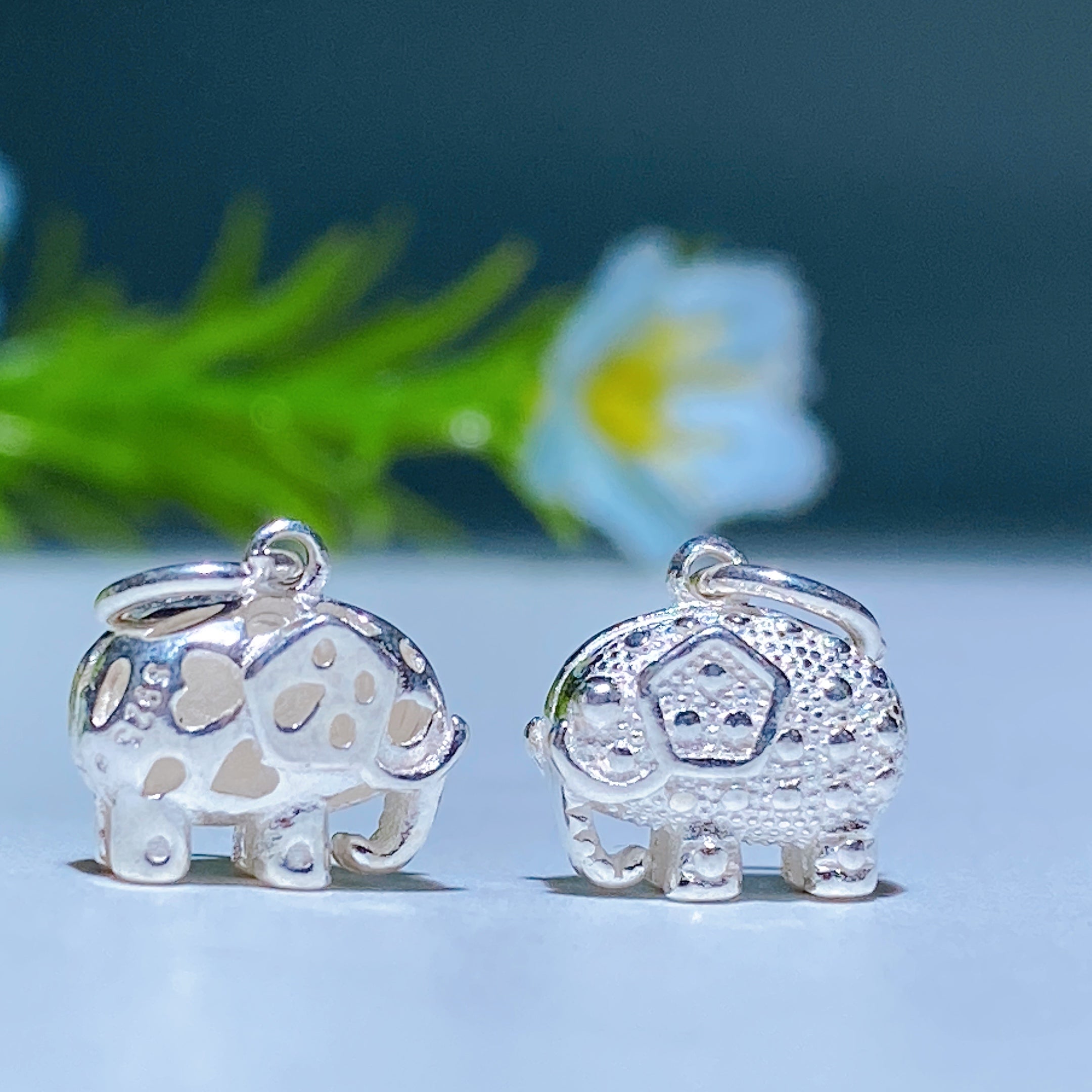 S925 Silver Carved Charms for Spiritual Jewelry DIY 5-15mm