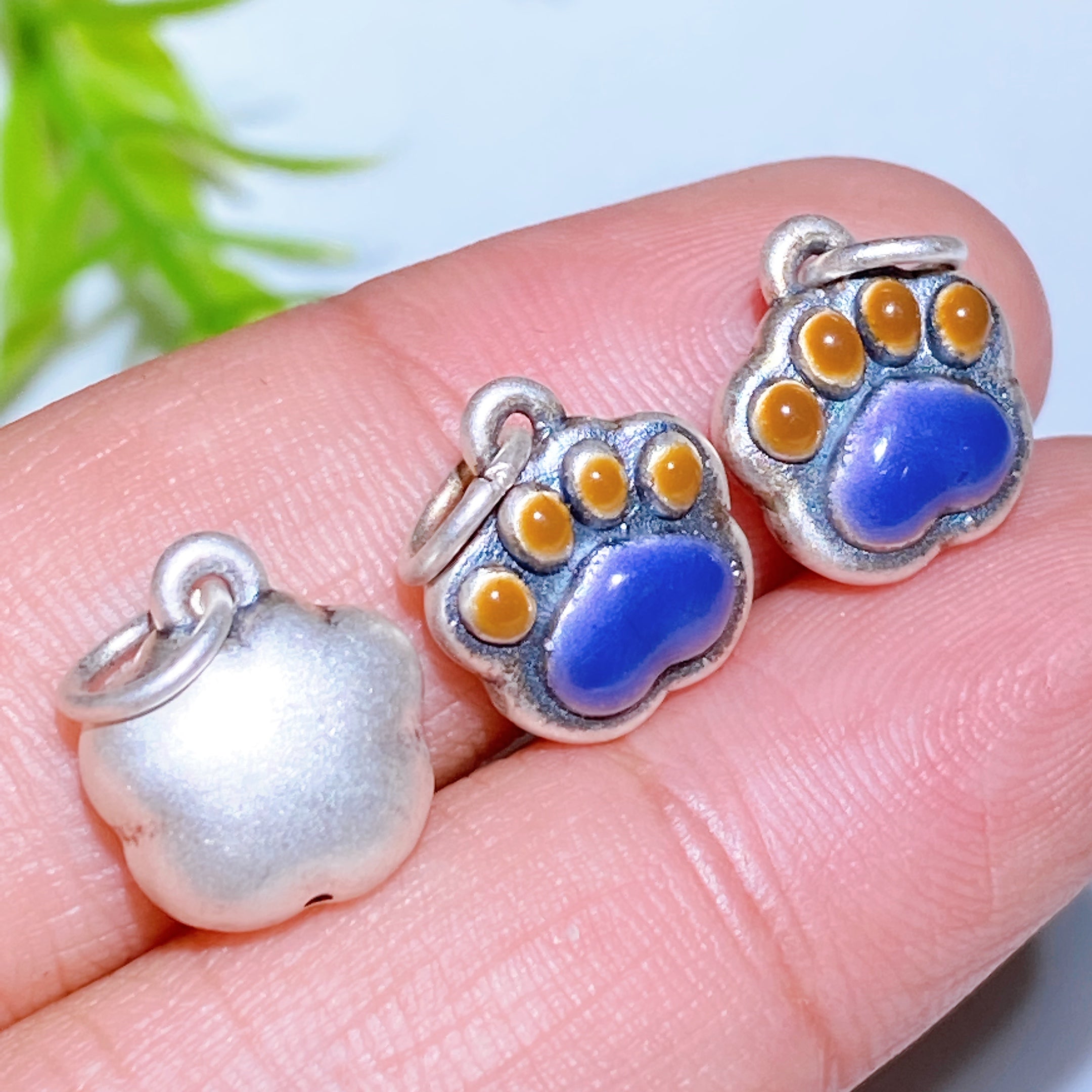 S925 Silver Carved Charms for Spiritual Jewelry DIY 5-15mm