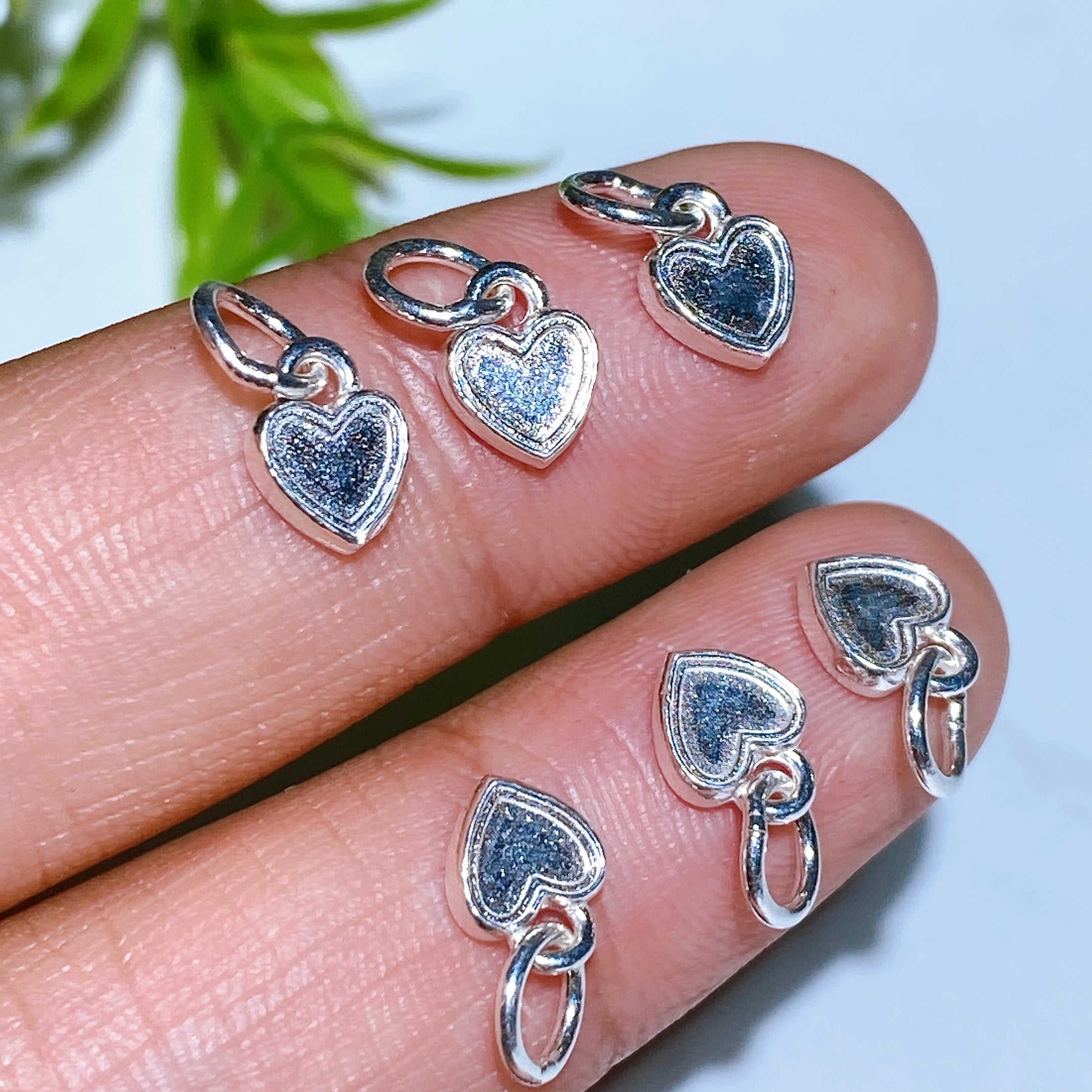 S925 Silver Carved Charms for Spiritual Jewelry DIY 5-15mm
