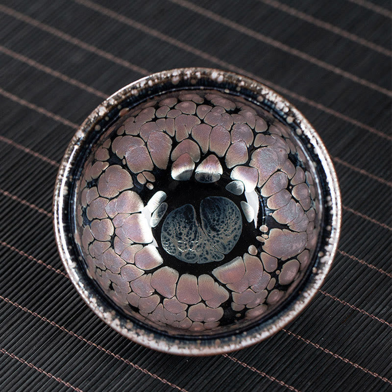 Sakura Jianzhan Ceramic Tea Cup 140ml Cherry Blossom Design