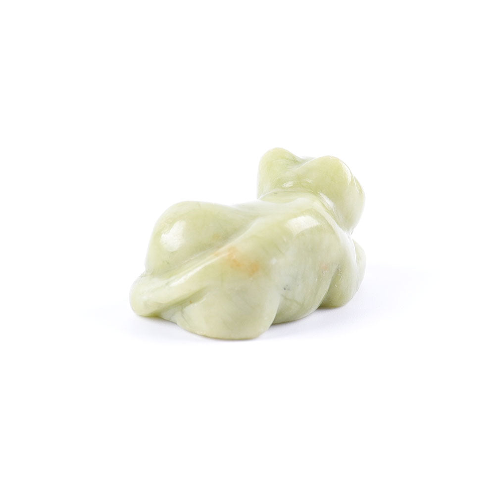 Serpentine Crystal Cat Figurine 1.5" Healing Decor