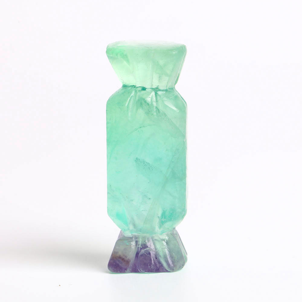 Set of 3 Fluorite Candy Shape Crystal Decorations