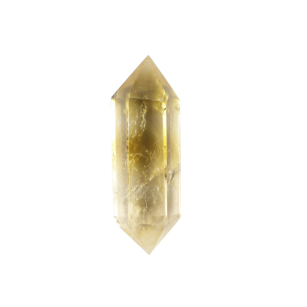 Set of 5 Citrine Double Terminated Crystal Points 1.5-3 inch