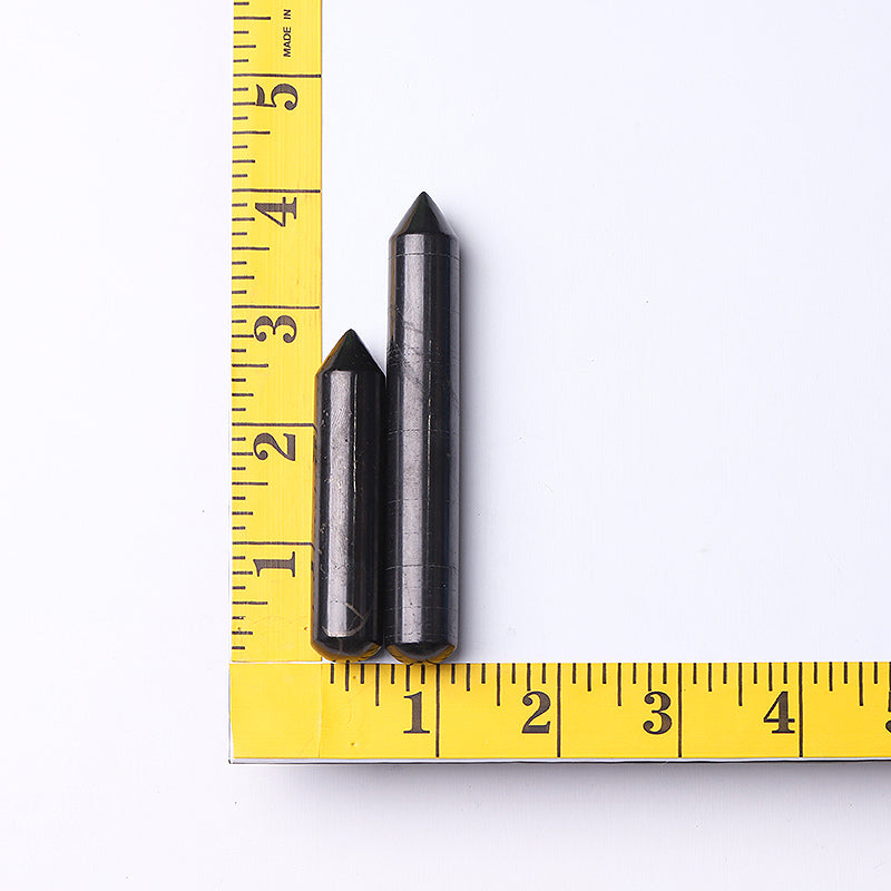 Shungite Crystal Massage Wand 15×75 to 100 mm Healing Tool