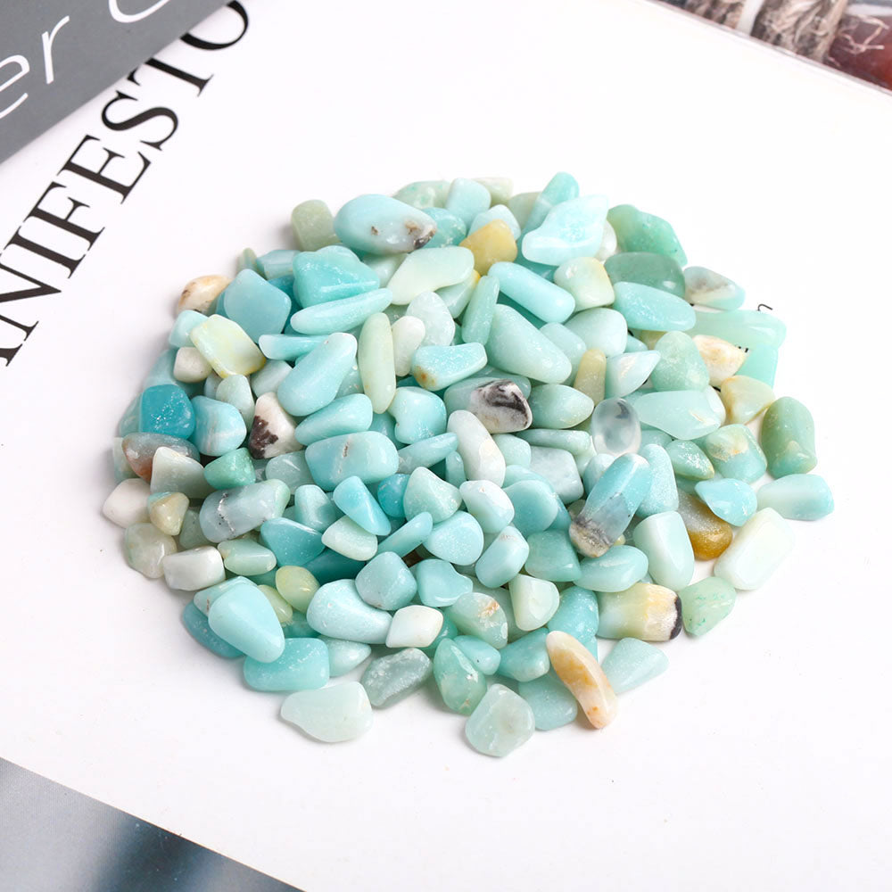 Sky Blue Tumbled Stones 5-7mm Crystal Chips