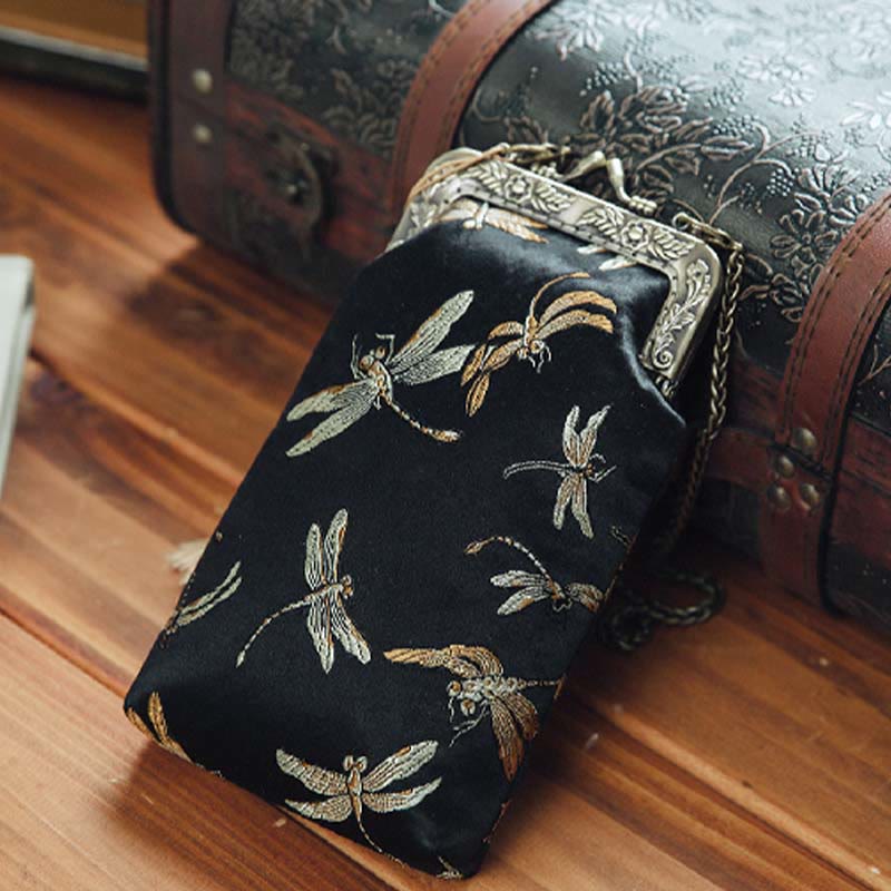 Small Dragonfly Metal Chain Crossbody Bag | Yoga Bags