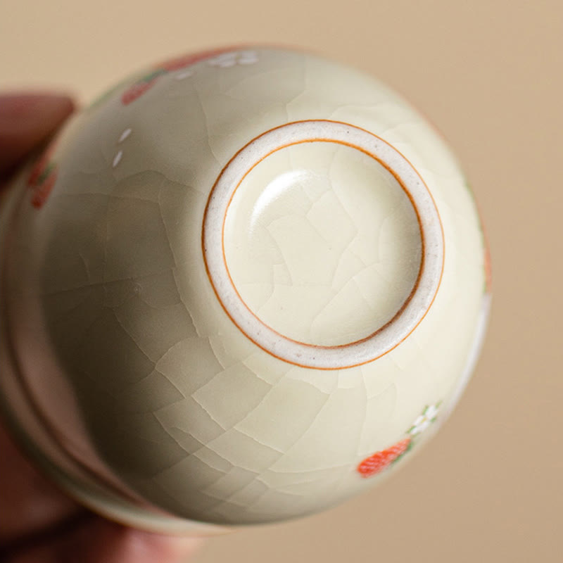 Small Rabbit Ceramic Teacup 90ml with Gift Box | Zen Decor