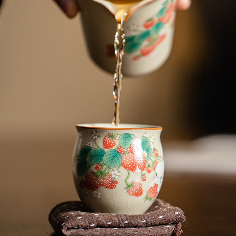 Small Rabbit Ceramic Teacup 90ml with Gift Box | Zen Decor