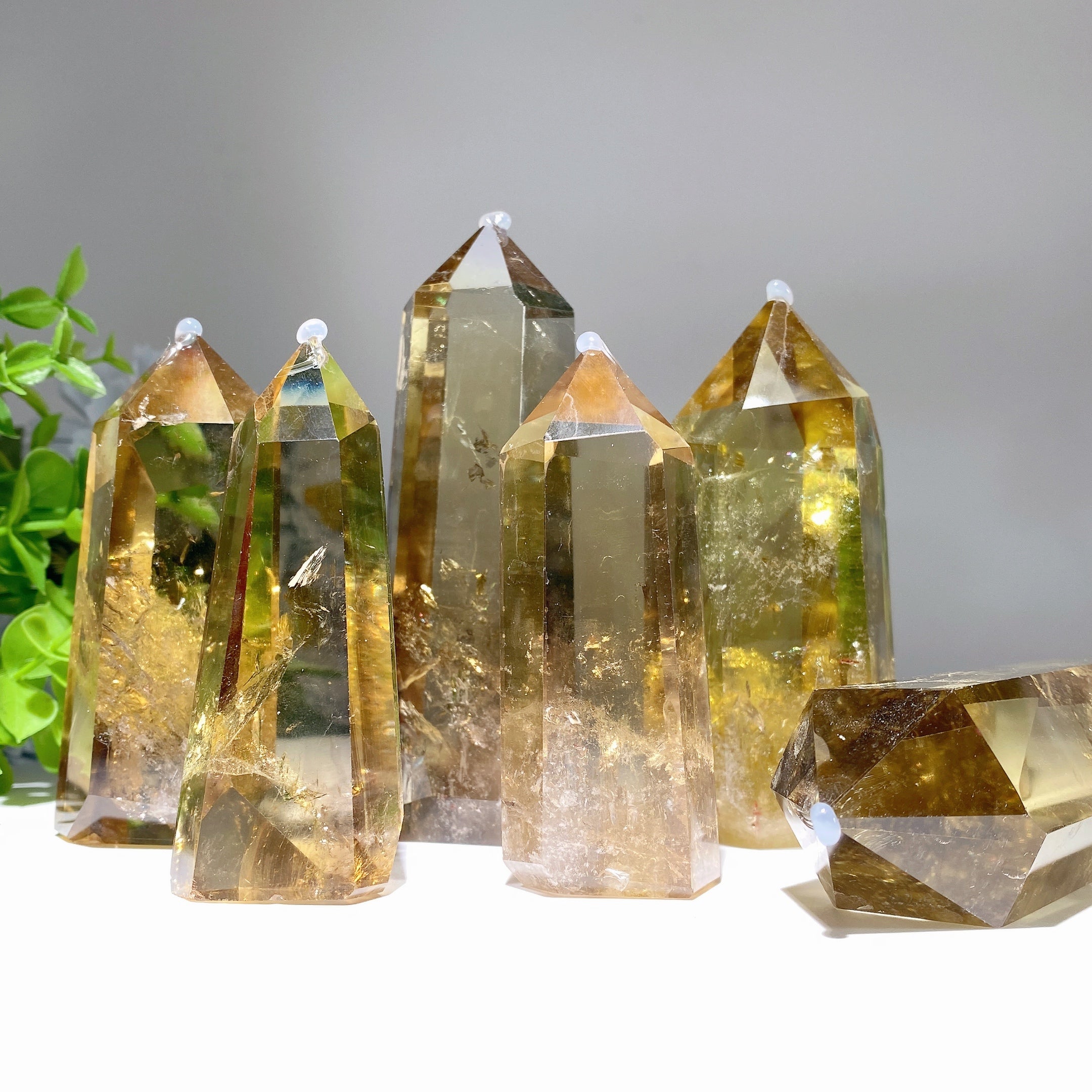Smoky Citrine Crystal Tower 3.3-6.0 inches Healing Display