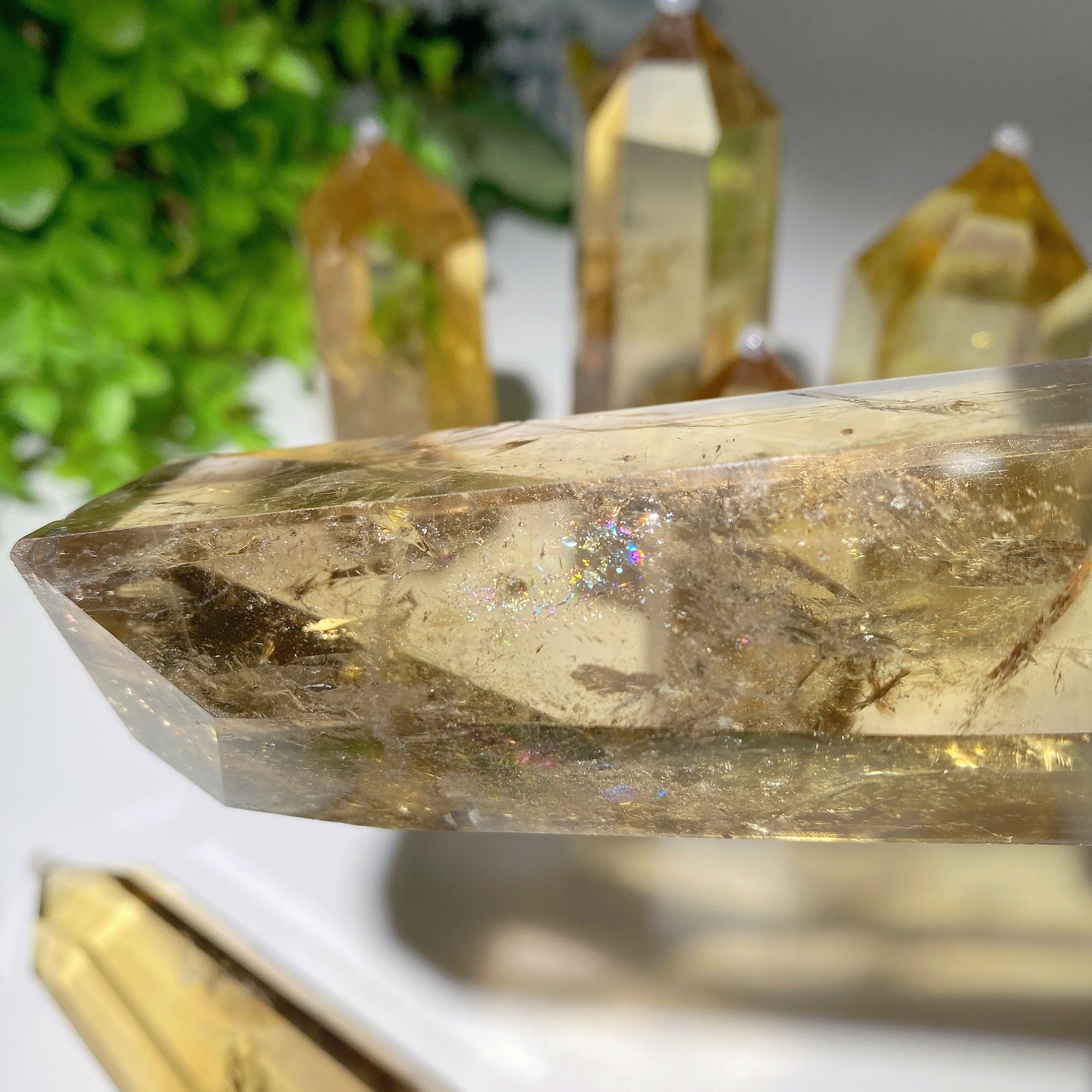 Smoky Citrine Crystal Tower 3.3-6.0 inches Healing Display