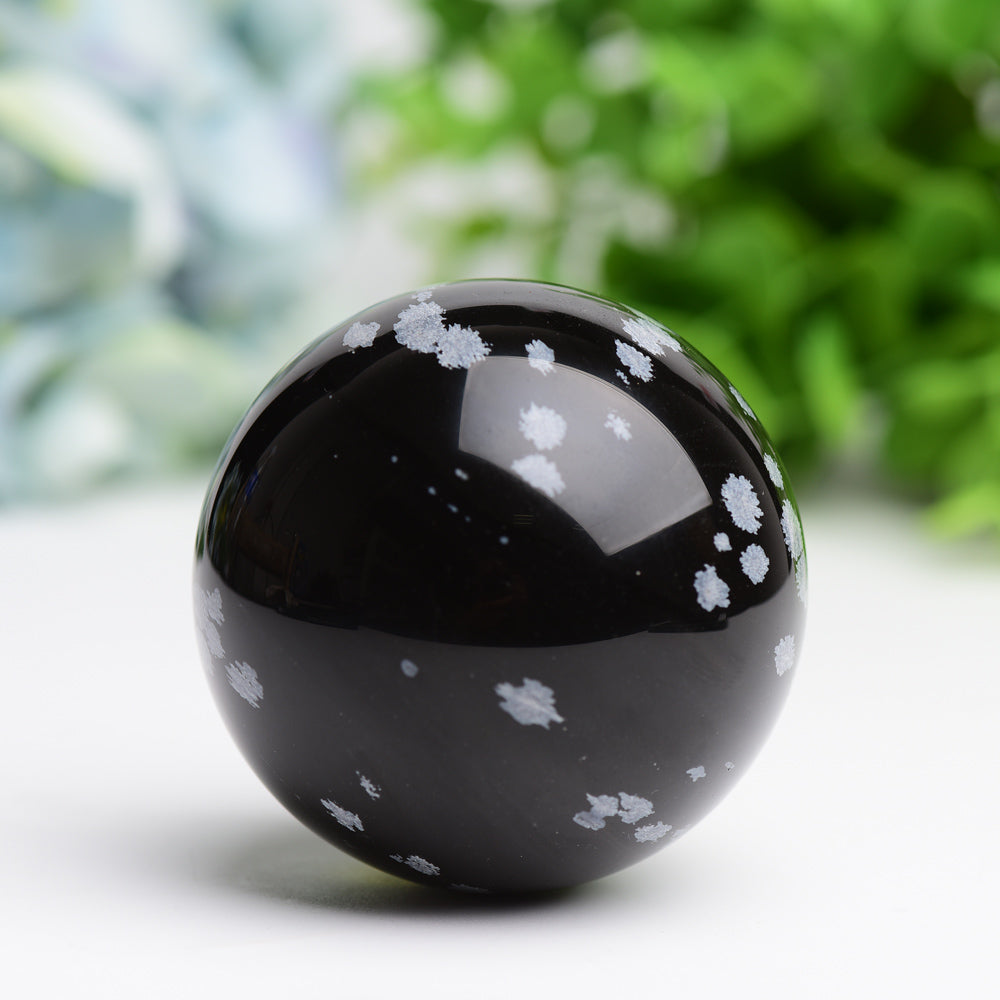 Snowflake Jasper 2.0-4.0" Crystal Sphere for Healing